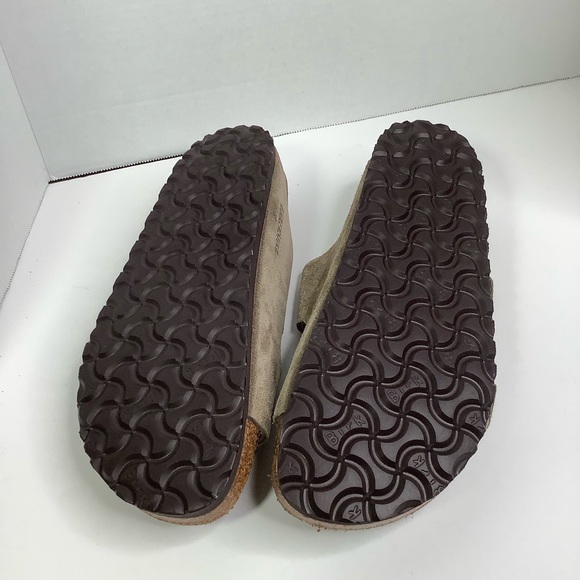 BIRKENSTOCK ARIZONA TOUPE SUEDE SLIDES - Picture 7 of 7